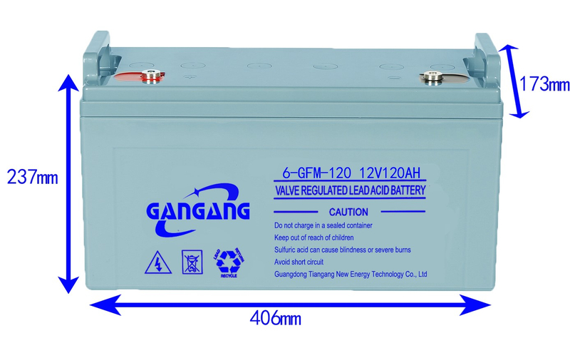 Lead acid battery 12V 120AH for UPS EPS and Solar System