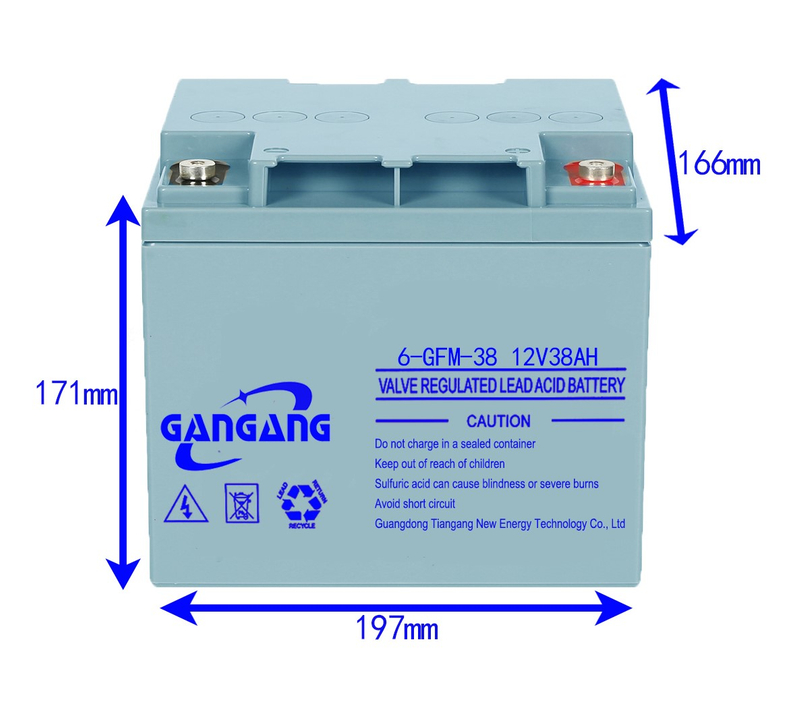 12V 38AH Lead Acid Battery: Compact Powerhouse for Reliable Energy Storage and UPS