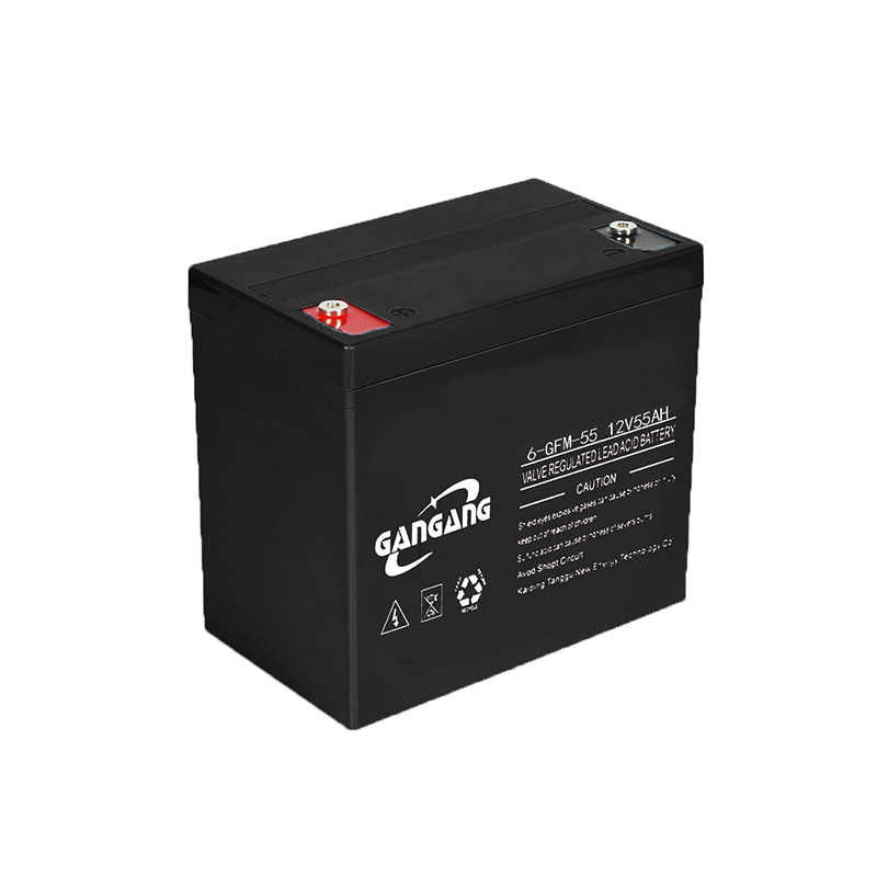 12V 55AH Deep Cycle AGM Lead Acid Battery for Off-Grid Applications