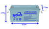 Lead acid battery 12V 150AH for UPS EPS and Solar System