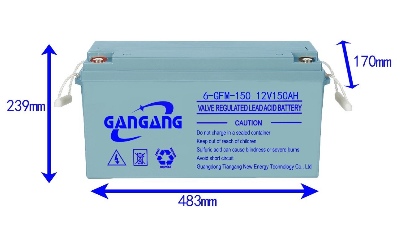 Lead acid battery 12V 150AH for UPS EPS and Solar System